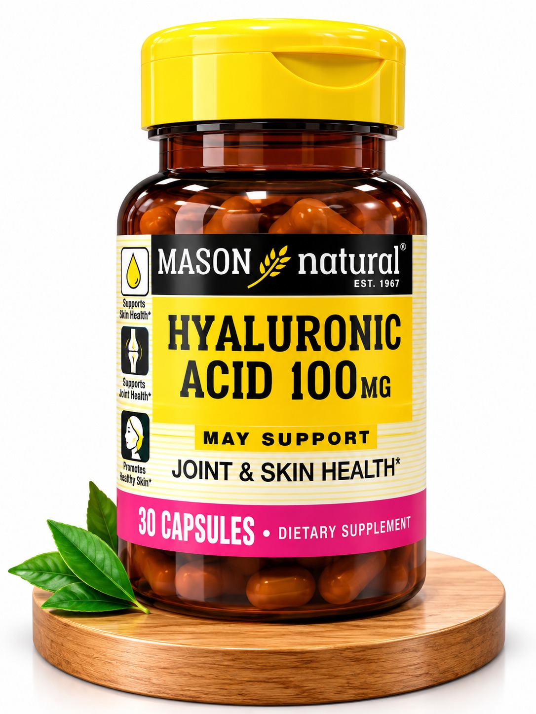 HYALURONIC ACID 100MG X30CAP